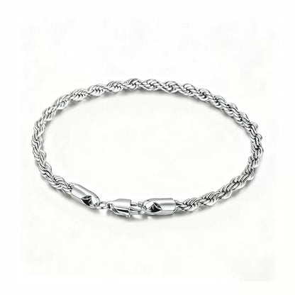 18K Gold Twisted Rope Chain Collection