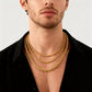 18K Gold Twisted Chain Bracelet