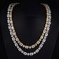 10mm Square + Round Tennis Chain