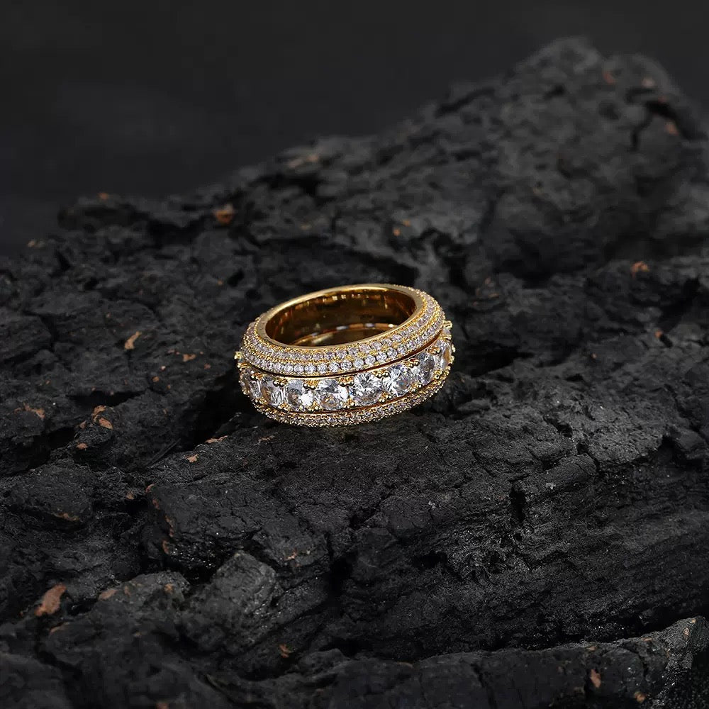 Rotatable Zircon Ring