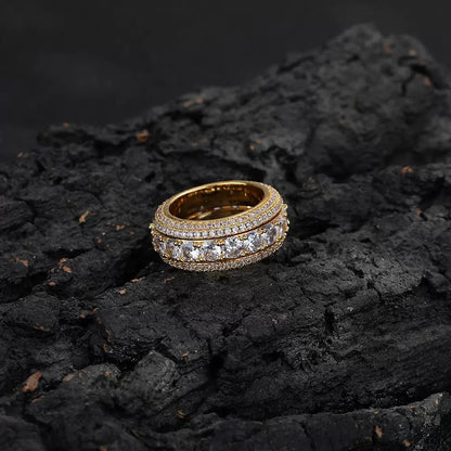 Rotatable Zircon Ring