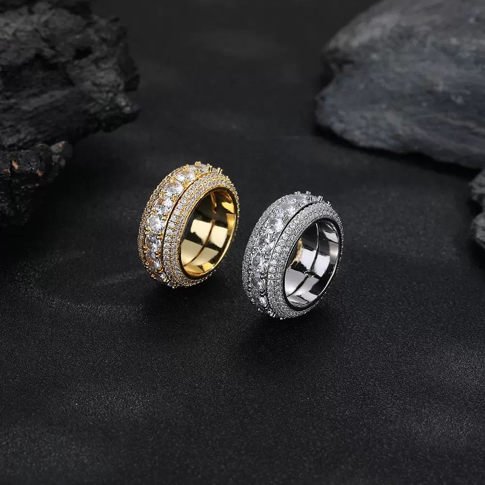 Rotatable Zircon Ring