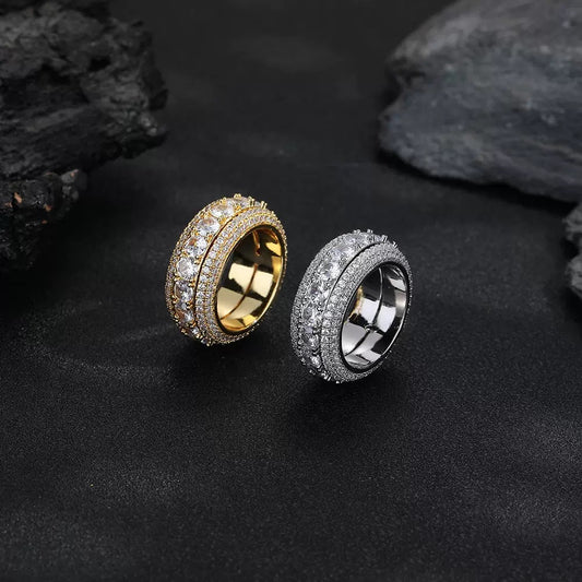 Rotatable Zircon Ring