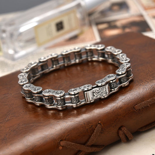Silver-Plated Tank Bracelet
