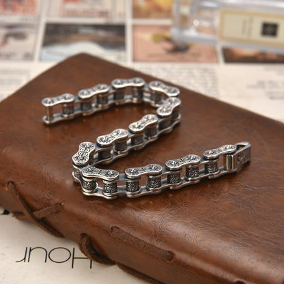 Silver-Plated Tank Bracelet