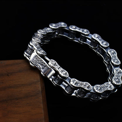 Silver-Plated Tank Bracelet