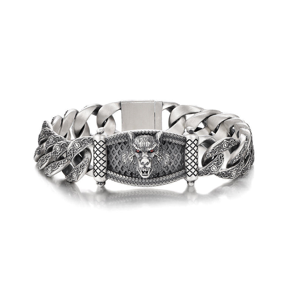 Vintage Beast Totem Cuban Link Bracelet
