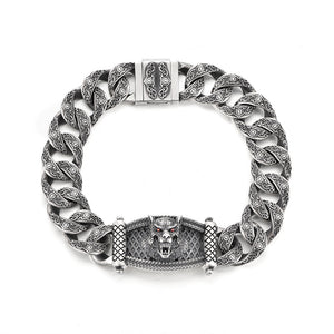 Vintage Beast Totem Cuban Link Bracelet