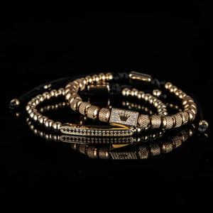 Woven Crown Bracelet Set