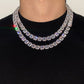 12mm Ice Crystal Square Tennis Chain