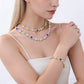 Two-Tone Gemstone Necklace