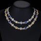 Two-Tone Gemstone Necklace