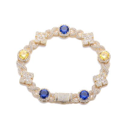 Two-Tone Gemstone Necklace