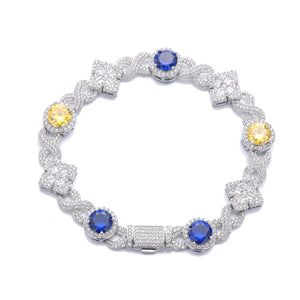 Two-Tone Gemstone Necklace