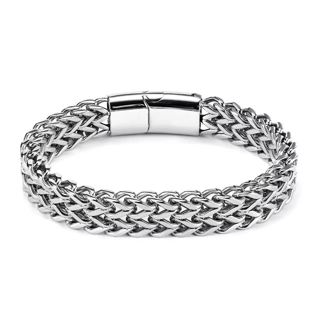 Double Square Cuban Bracelet