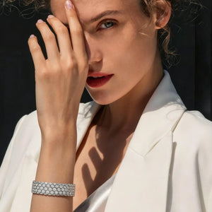 Honeycomb Zircon Bracelet
