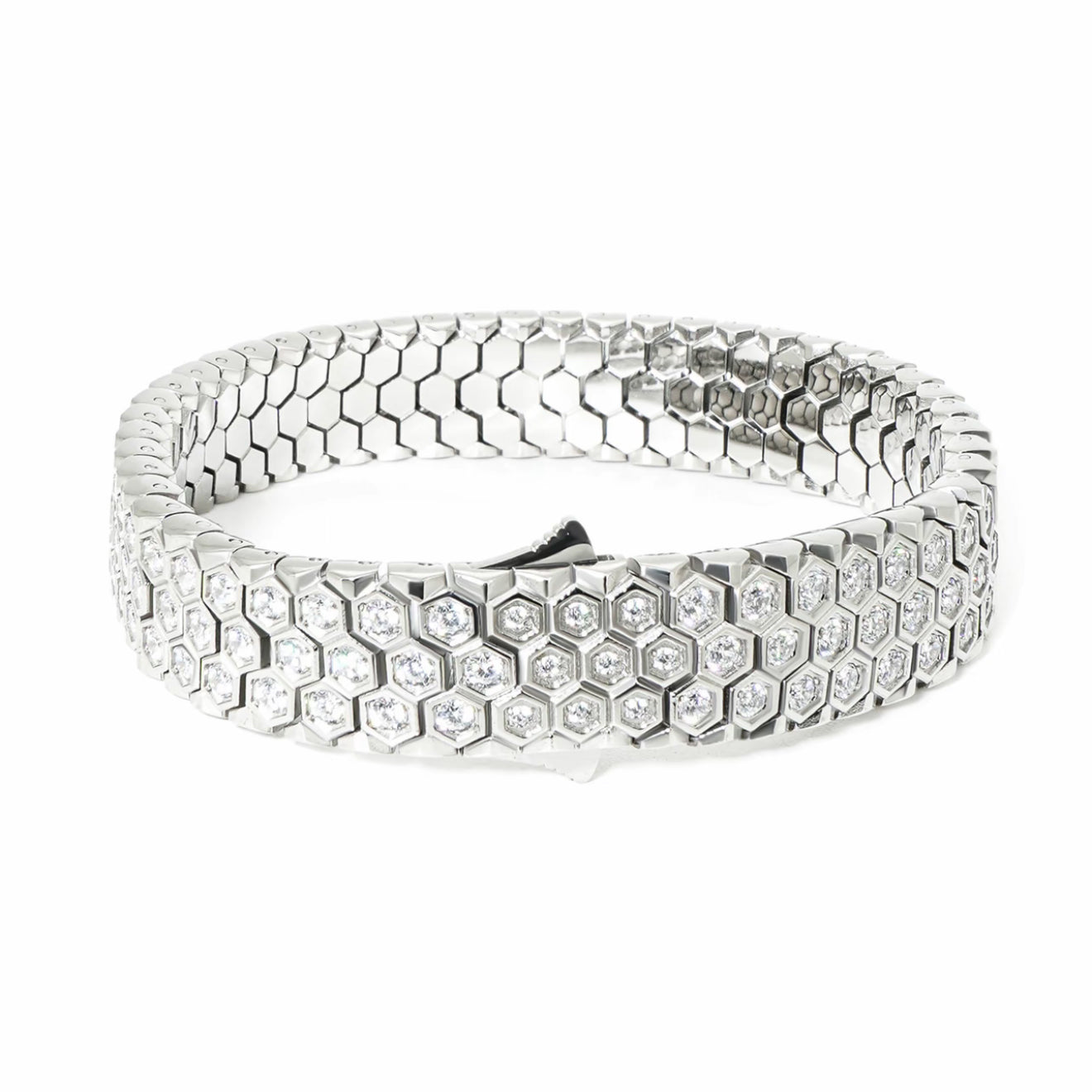 Honeycomb Zircon Bracelet