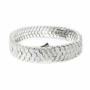 Honeycomb Zircon Bracelet