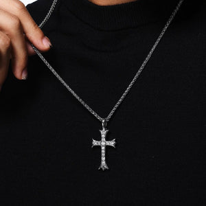 Vintage Cross Pendant Necklace
