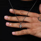 Cross Flower Pendant Necklace