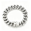 Cuban Link Bracelet 14mm - Silver