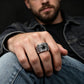 Vintage Engraved Silver Ring