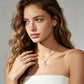 14K Gold Four-Leaf Clover Necklace