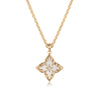 14K Gold Four-Leaf Clover Necklace - 🔥 Mother-of-Pearl
