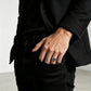 Vintage Cross Ornate Open Ring