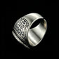 Vintage Black Onyx Open Ring