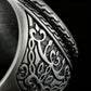 Vintage Black Onyx Open Ring