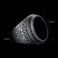 Vintage Black Onyx Open Ring