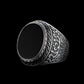 Vintage Black Onyx Open Ring
