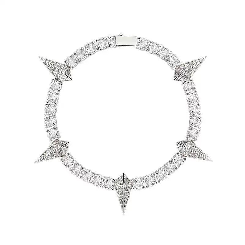 Black Panther Zircon Tennis Chain