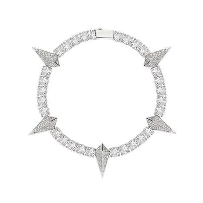 Black Panther Zircon Tennis Chain