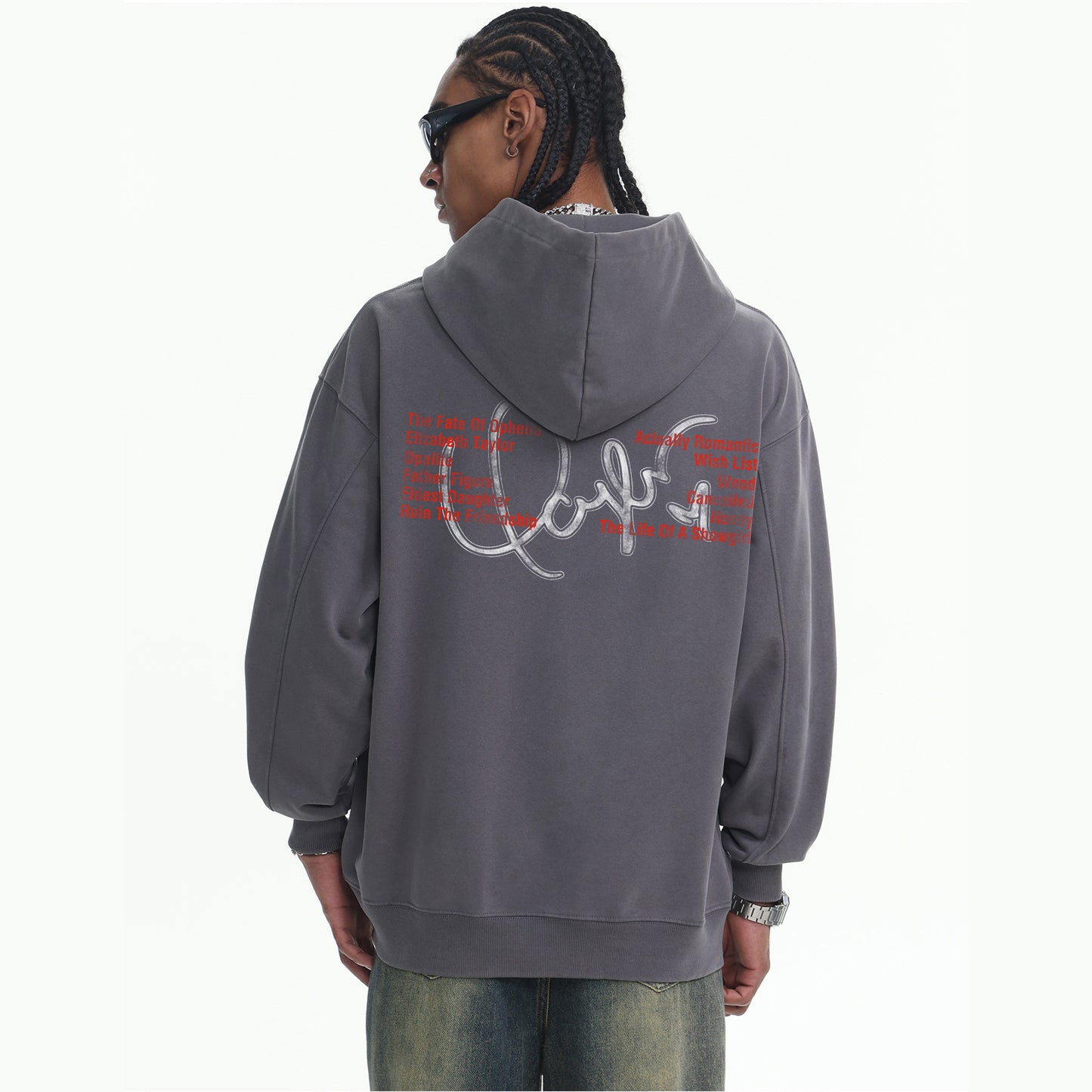 Retro Hip-Hop Print Sweatshirt