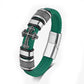 Metal Leather Bracelet