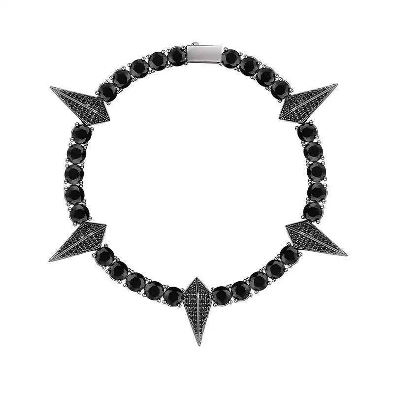 Black Panther Zircon Tennis Chain