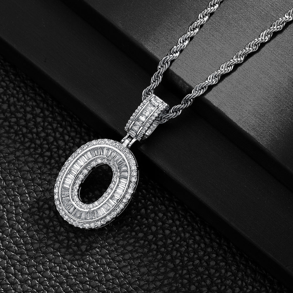 English Letter Pendant Necklace