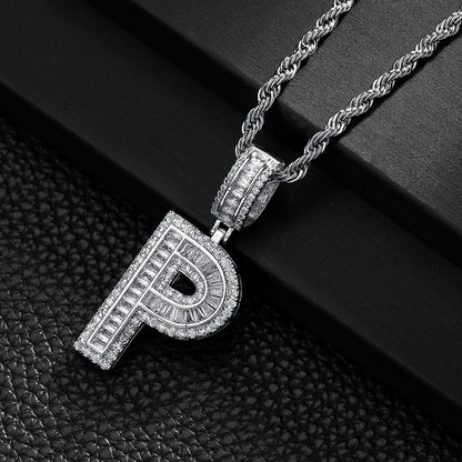 English Letter Pendant Necklace