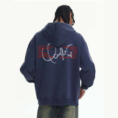 Retro Hip-Hop Print Sweatshirt