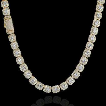 Iced Out Square Tennis Chain