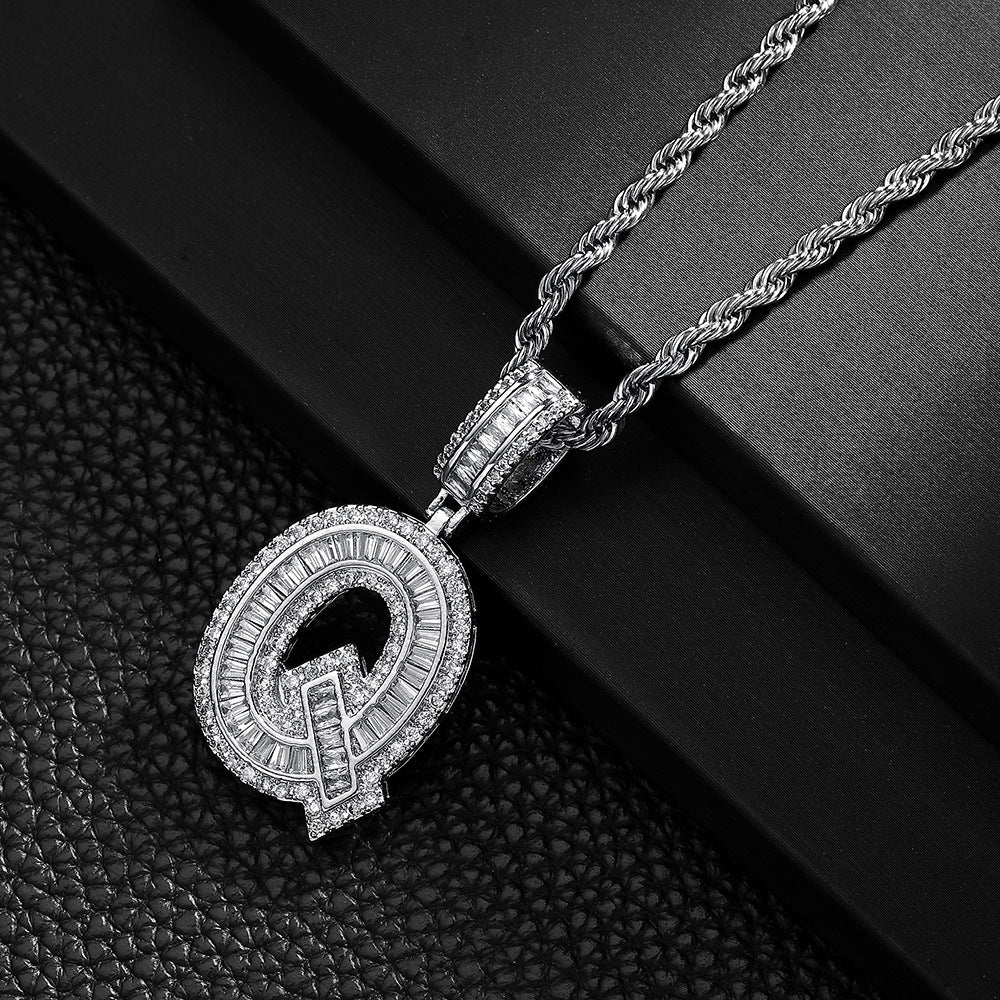 English Letter Pendant Necklace