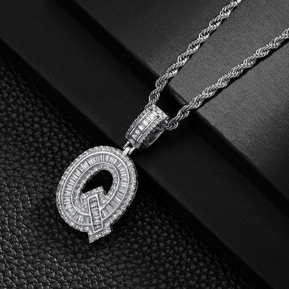 English Letter Pendant Necklace