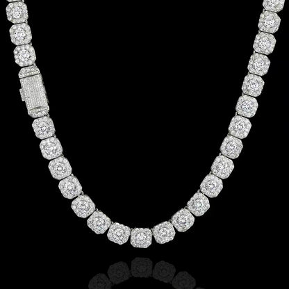 Iced Out Square Tennis Chain