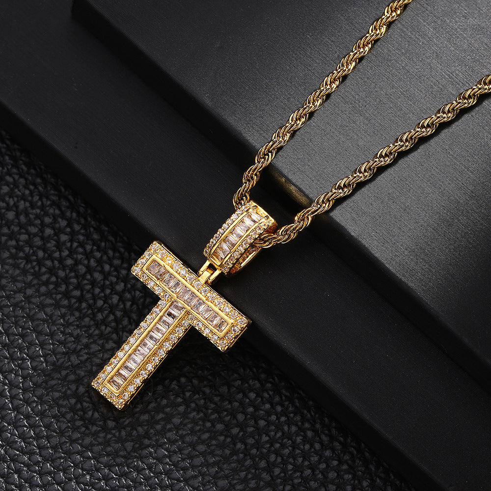 English Letter Pendant Necklace