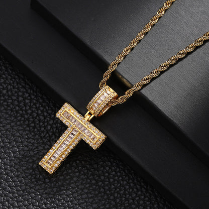 English Letter Pendant Necklace