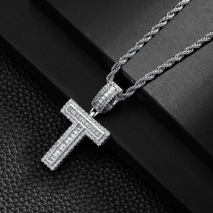 English Letter Pendant Necklace