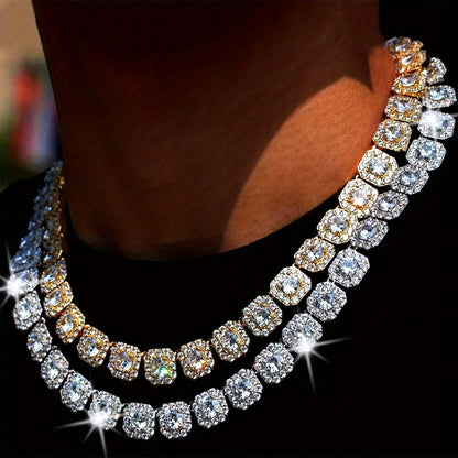 Iced Out Square Tennis Chain