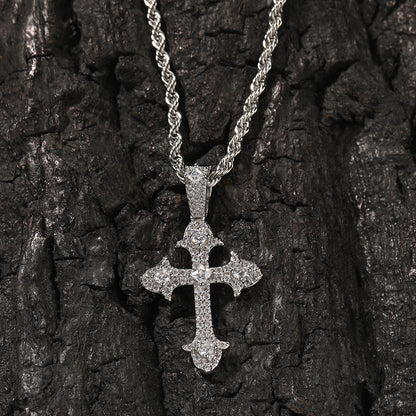 Luxury Cross Necklace With Full Diamonds